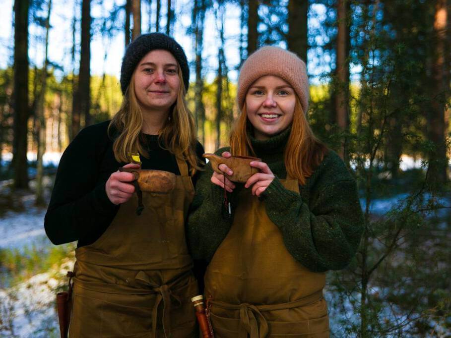 Kuivaruuan sijaan aitoja makuja - haastattelussa Retkiruokaa-tilin perustajat Erika ja Lotta